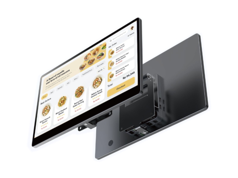 Küchenmonitor-Digital-Sets Touch-Rechner GastroSoft Software