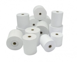 Weiße Thermopapier-Bonrollen von MagicPOS, 80 mm Rollenbreite, 80 m Lauflänge und 12 mm Kern, im 30er Pack für Kassendrucker und POS-Thermodrucker