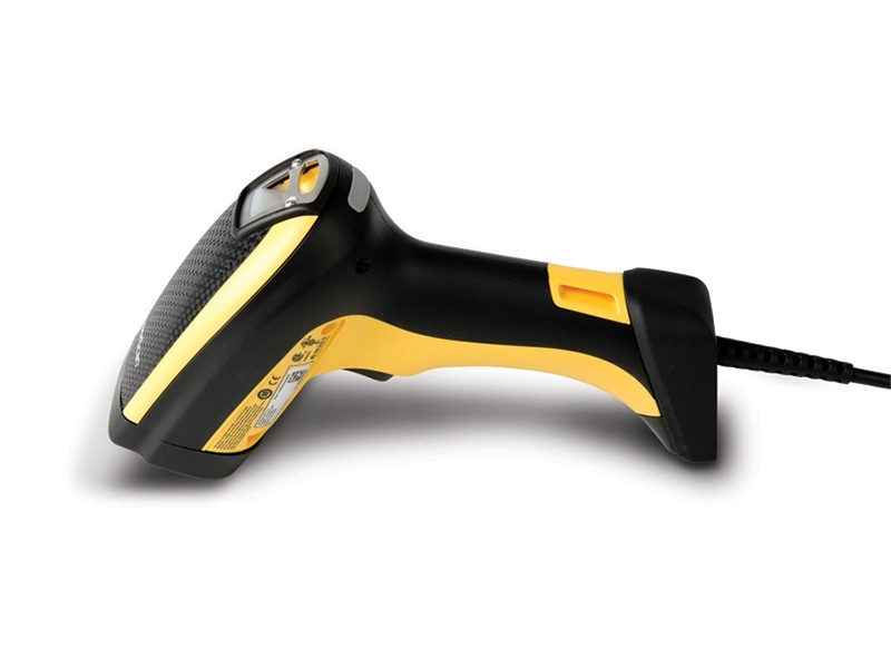 Datalogic PowerScan PD9130 rugged IP65 1D industrial handheld barcode scanner with RS232 cable kit for warehouse logistics