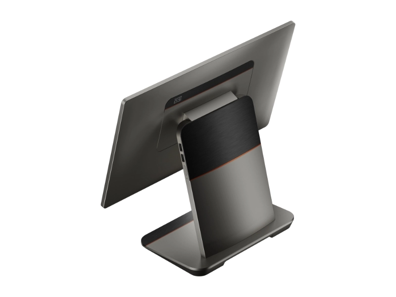 Rear view of Sunmi D3 PRO 15.6 inch Android touch POS terminal, all-in-one POS system for retail and hospitality