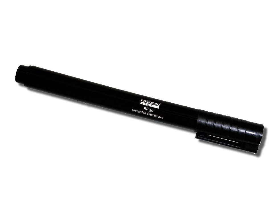 Schwarzer Ratiotec RP 50 Falschgeldstift