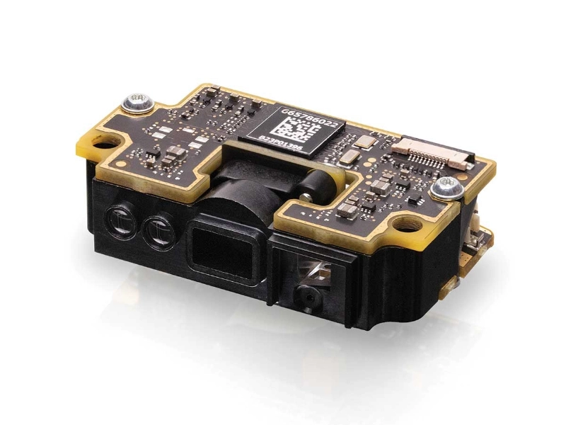 Datalogic Gryphon I GFE4590 1D/2D Einbauscanner Modul in Schwarz mit Platine, roter Beleuchtung und USB-RS232-Kit für Kiosk, POS und Maschinenbau