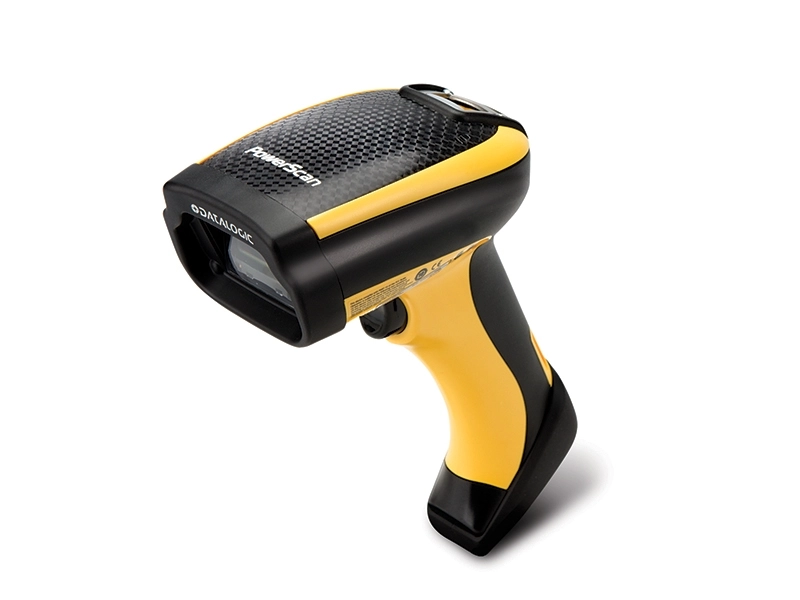 Datalogic PowerScan PD9130 rugged IP65 1D industrial handheld barcode scanner for warehouse logistics with RS232 cable kit