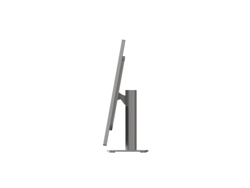 Sunmi Lite Desktop Stand für FLEX 3, seitliche Ansicht des grauen Tischständers für die stabile POS-Terminal-Montage