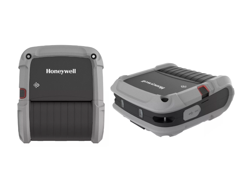 Honeywell RP4f mobiler Thermodirekt-Beleg- und Etikettendrucker mit USB, Bluetooth 5.0 und WLAN für Logistik, Handel und Außendienst