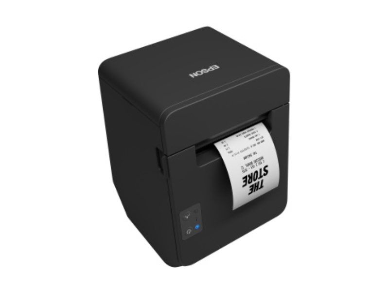 Bondrucker Epson TM-T20IV, USB / LAN RJ45 Netzwerk, Cutter, 80mm, schwarz, Netzteil, C31CL47102