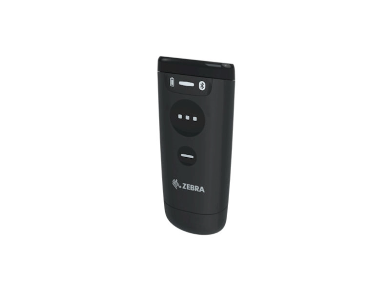 Zebra CS6080 black wireless Bluetooth pocket barcode scanner for fast 1D and 2D scanning in retail and mobile workflows