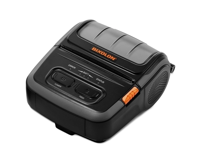 Bixolon SPP-R310 mobiler 80-mm Bondrucker in Schwarz mit USB, RS232 und Bluetooth 5.0 für Belege, Tickets und mobile POS-Anwendungen