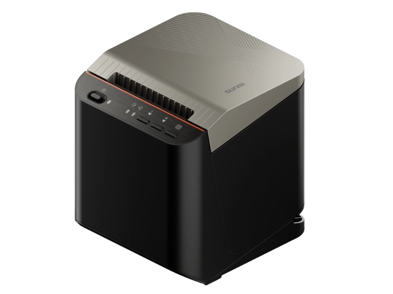 Sunmi NT320 Linerless Bondrucker und Etikettendrucker mit USB-C, LAN, WiFi und Bluetooth für POS und Gastronomie