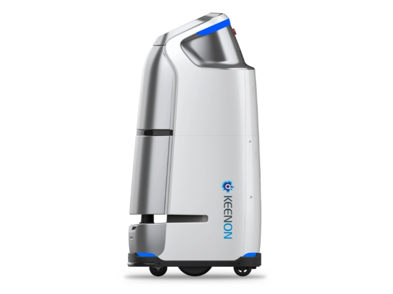 Keenon W3-BUTLERBOT Serviceroboter für Hotels, autonomer Butlerroboter für Zimmerlieferungen, Gepäck, Snacks und Extras