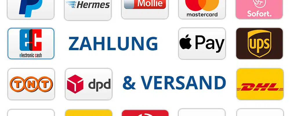 Versand und Zahlungen