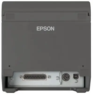 Epson Thermobondrucker Rückseite mit Schnittstellen