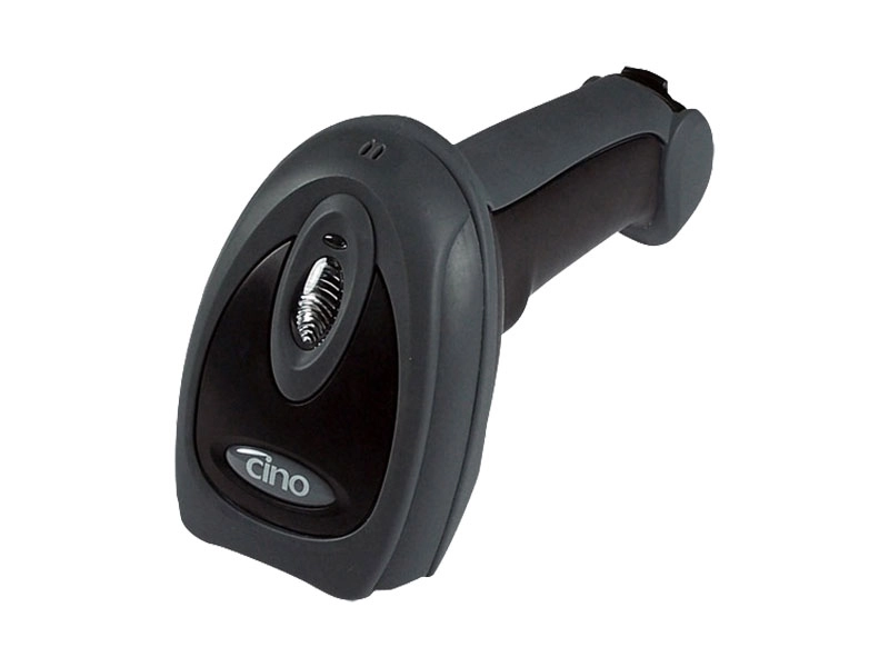 Cino FuzzyScan F780 1D CCD-Handscanner in Schwarz mit USB-Kabel-KIT für Barcode-Erfassung im Handel und POS