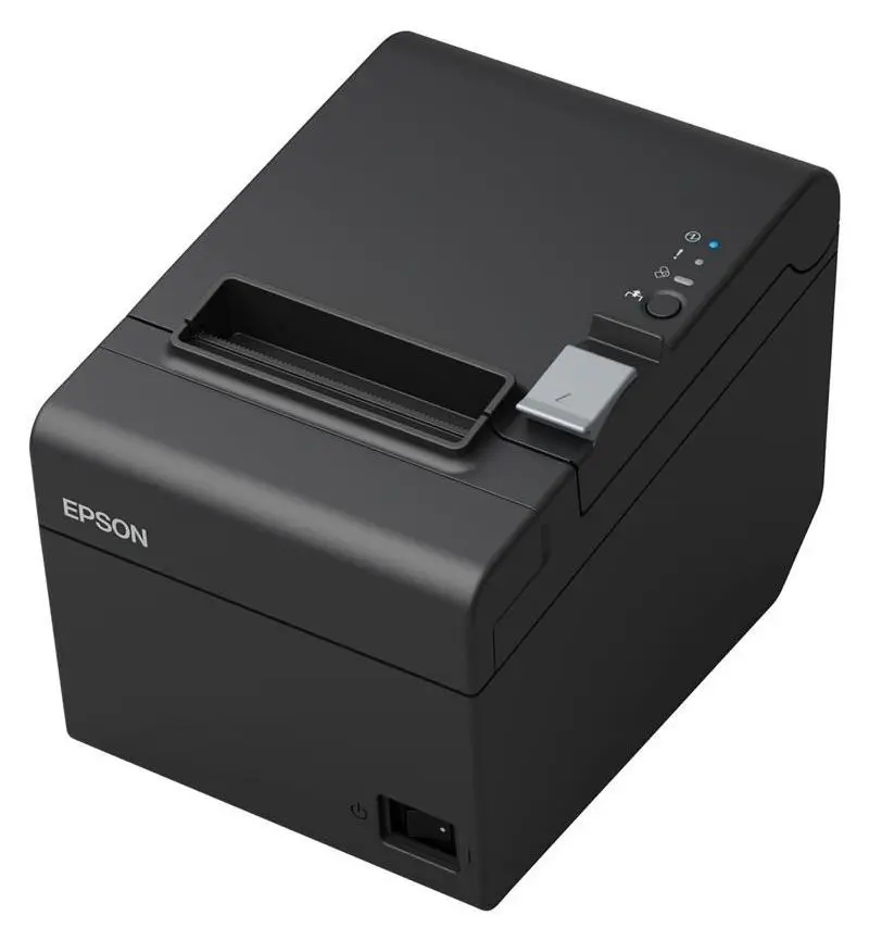 Schwarzer Epson Thermo-Bondrucker für Kassensysteme