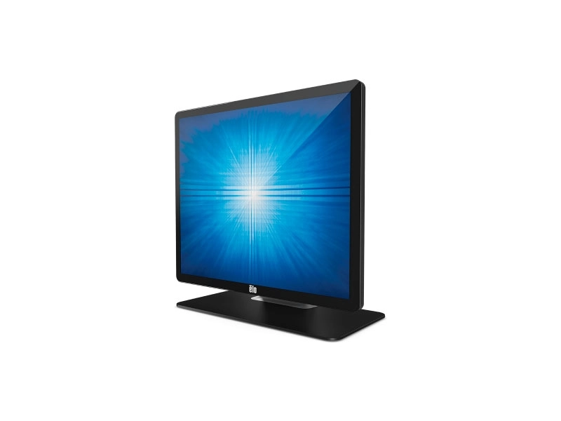 Dark grey 19-inch EloTouch 1902L capacitive PCAP touchscreen monitor with clear glass display, HDMI, VGA and VESA mounting for point of sale use