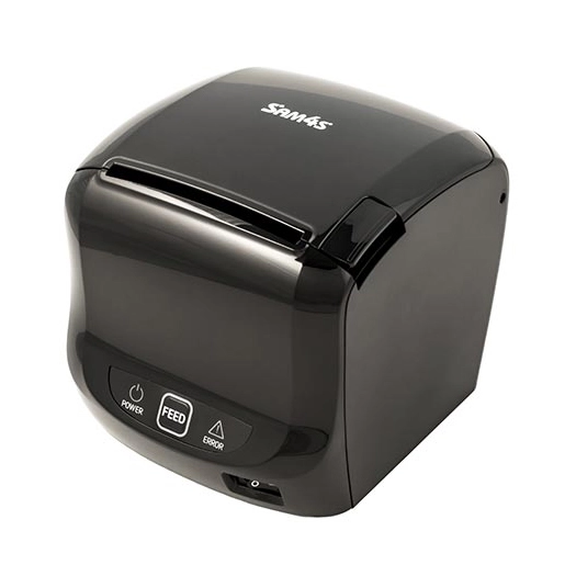 Schwarzer MagicPOS Sam4S Giant-100 Bondrucker für POS-Kassen mit USB, Ethernet und RS-232 Schnittstellen