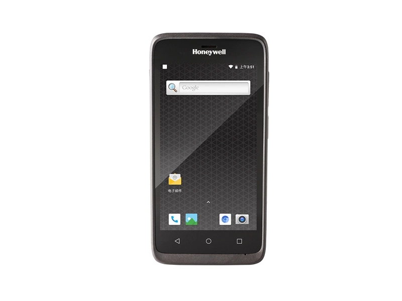 Front view of the Honeywell ScanPal EDA51 Android 10 mobile computer, a rugged handheld device with touchscreen and 2D imager for retail, field and warehouse teams.
