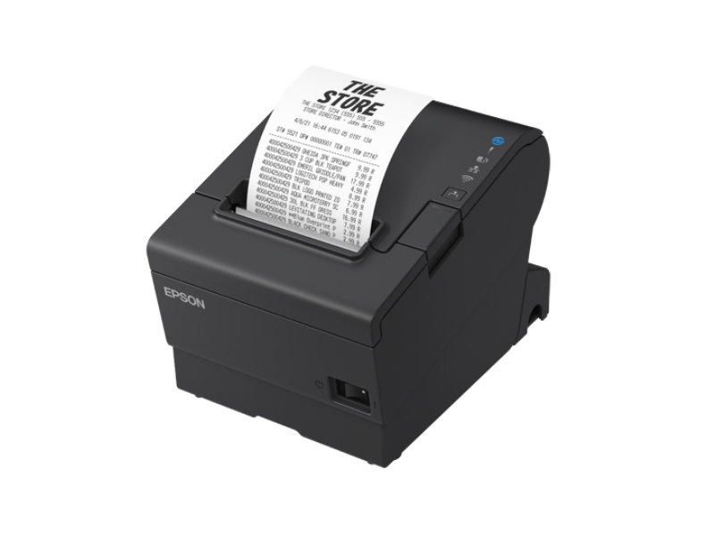 Bondrucker Epson TM-T88VII-B - USB + Ethernet + RS232, 80mm, schwarz, C31CJ57112